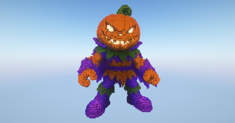 Minecraft Halloween Pumpkin Vampire preview