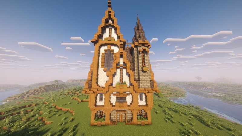 Medieval Deepslate House | DOWNLOAD preview