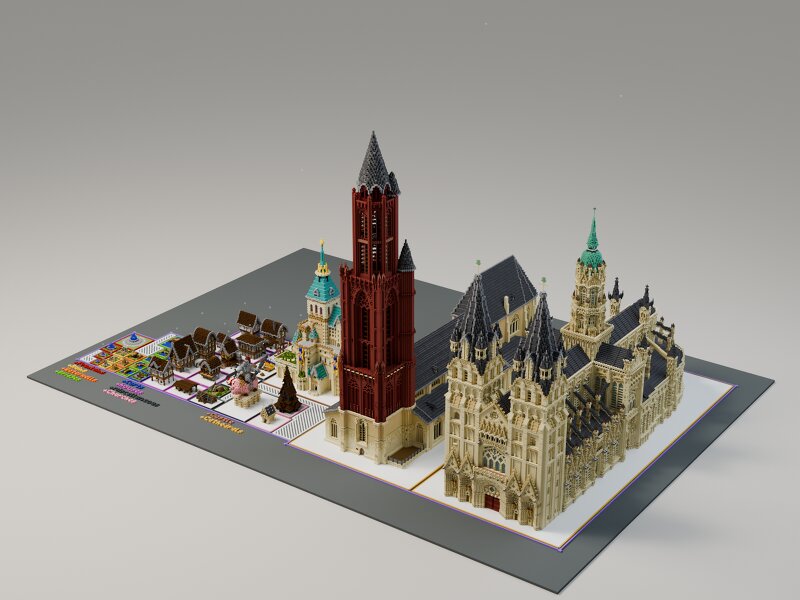 Medieval Kingdom Builder Pack – 25+ Gothic & Fantasy Minecraft Builds preview