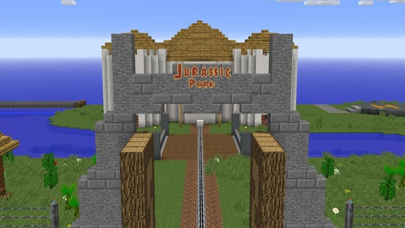 Jurassic Park Builder Minecraft 1.12.2 preview