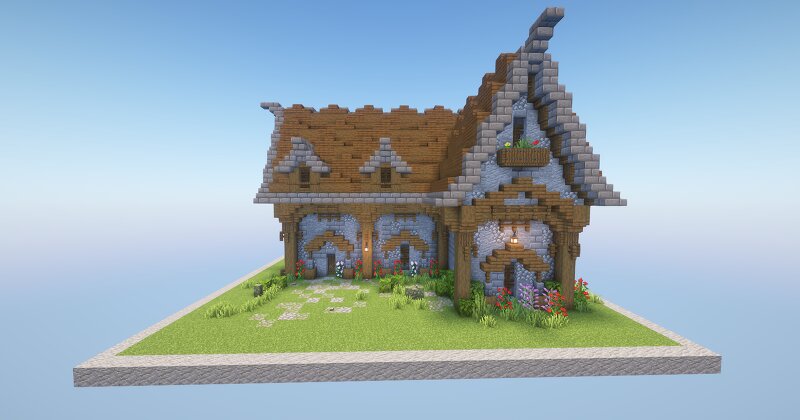 Minecraft Medieval Spruce Home preview