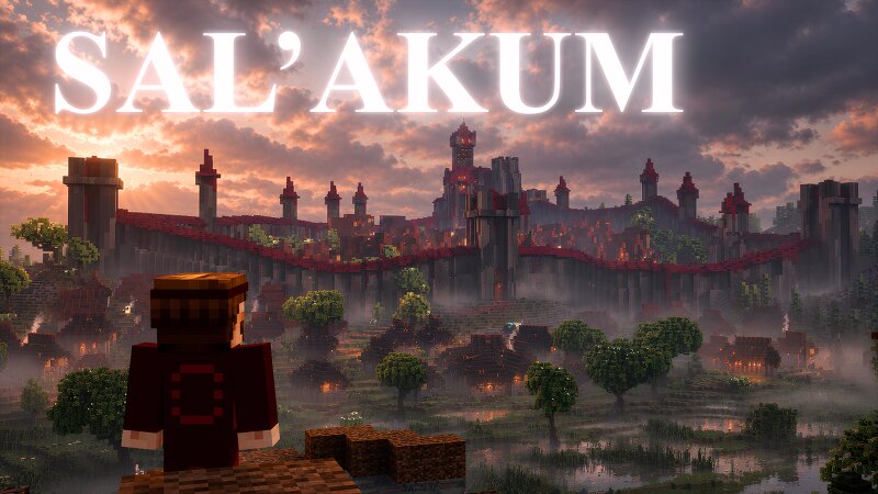 Minecraft Dark Fantasy City of Sal'Akum preview