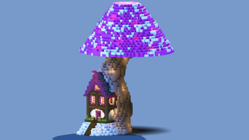 ๐ Fantasy Mushroom Cottage โ Cozy Minecraft Build โจ preview
