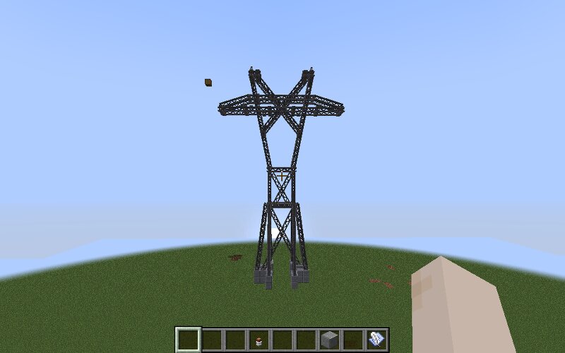 (Free with no Credits!) 500kV transmission tower preview