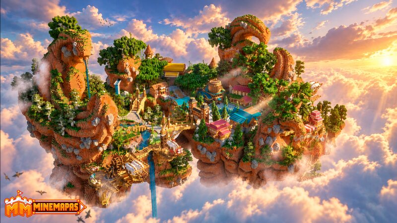 MINEMAPAS [sky spawn-origins realms] preview