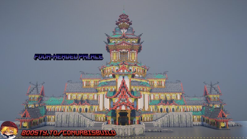 Asian Four-headed Palace [No interior | Survival-Friendly] preview