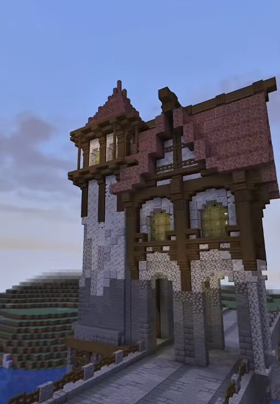 Medieval Bridge With A House preview