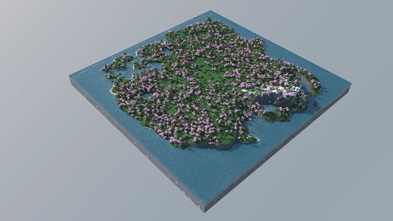 Cherry biome region map preview