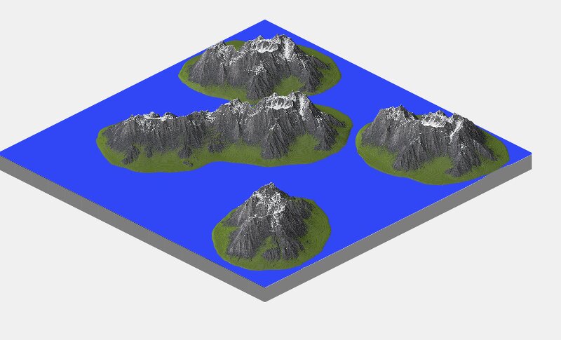 Frostpeak Isles | Mountainous Island Map preview