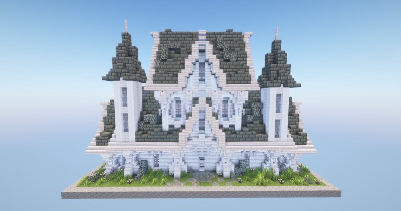 Minecraft Pale Oak Elegant Home preview