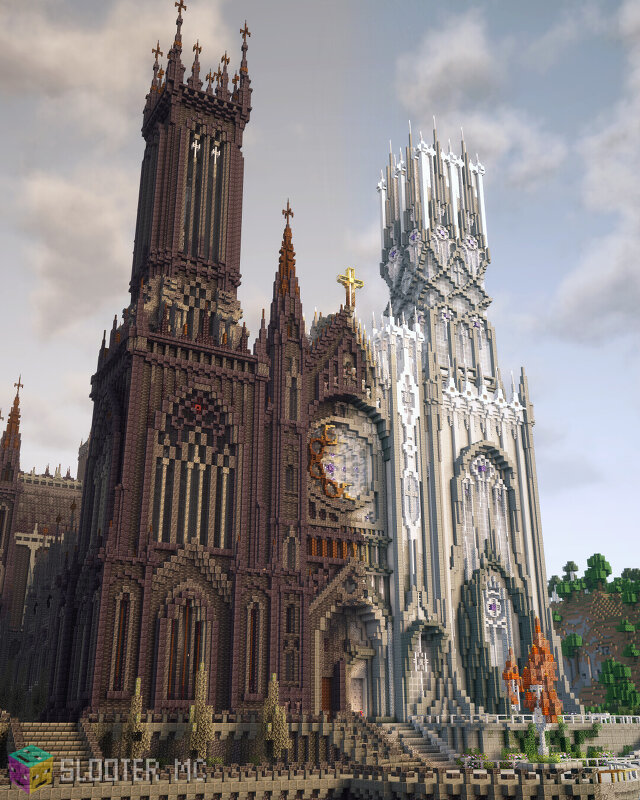 Gothic and Futuristic mixed into one giant Cathedral preview