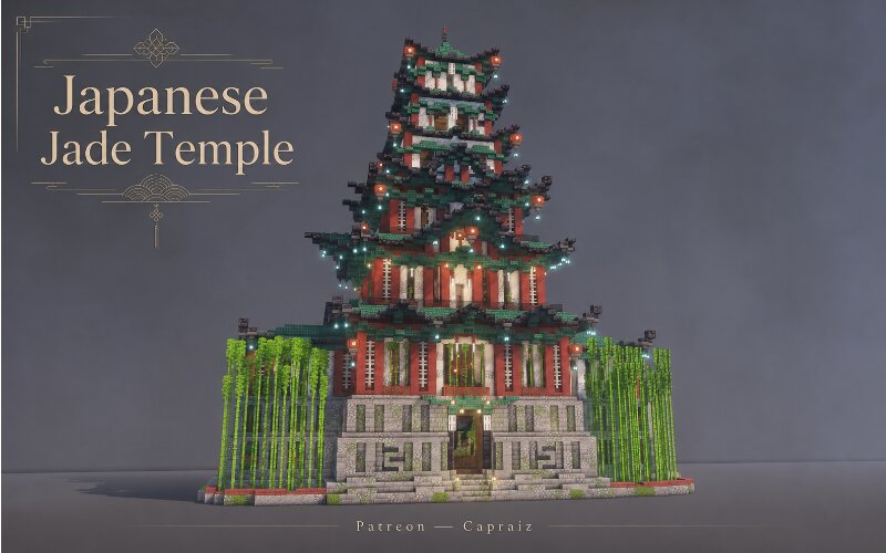Japanese jade temple (mangrove color) preview