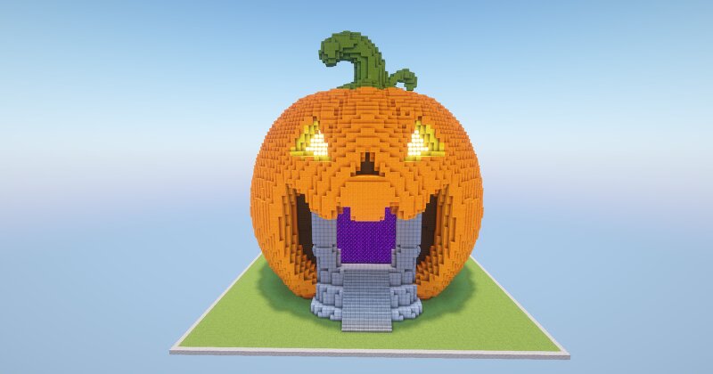 Minecraft Halloween Pumpkin Nether Portal preview