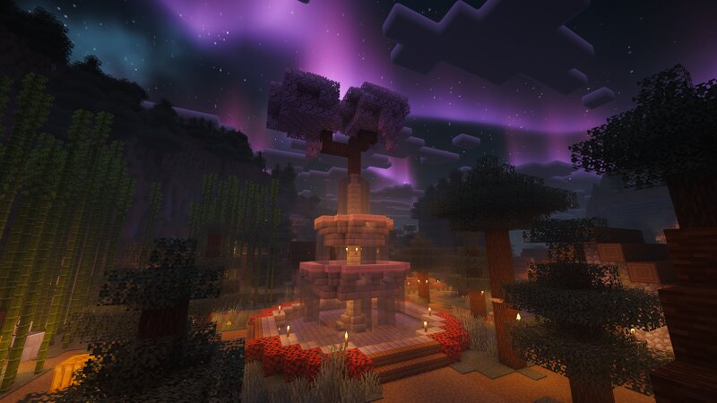 Tree Fountain ( Litematica ) preview