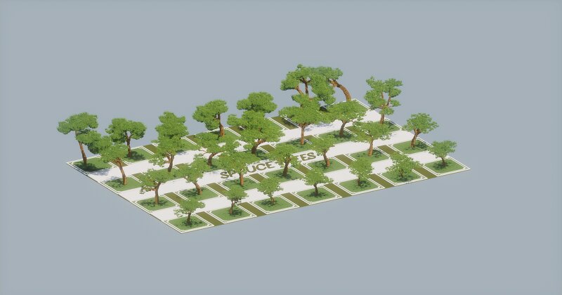 Spruce Tree Assets - FREE preview