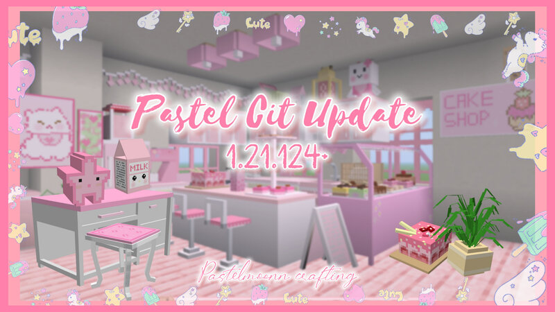 •°౨ৎ Pastel Cit Furniture Updated 1.21.124+ 🌷🩷Minecraft BE preview