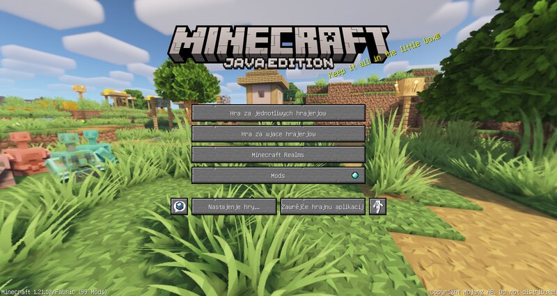 Sorbian language for Minecraft preview