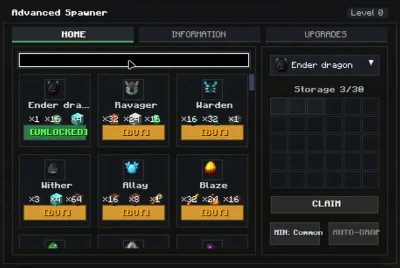 Advanced Spawner preview