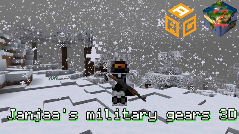 Janjaa's military gears 3D preview