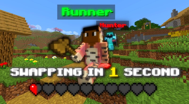 Minecraft Manhunt, but Runner and Hunter Swap Roles! preview