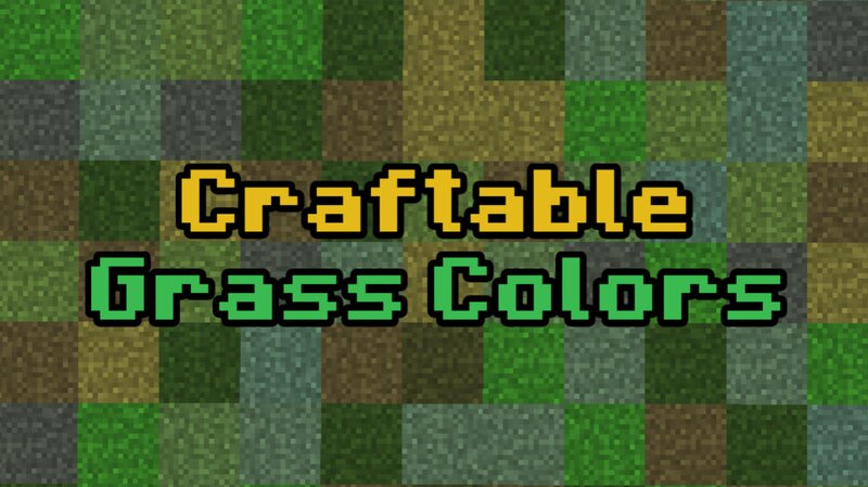 Craftable Grass Colors Addon preview