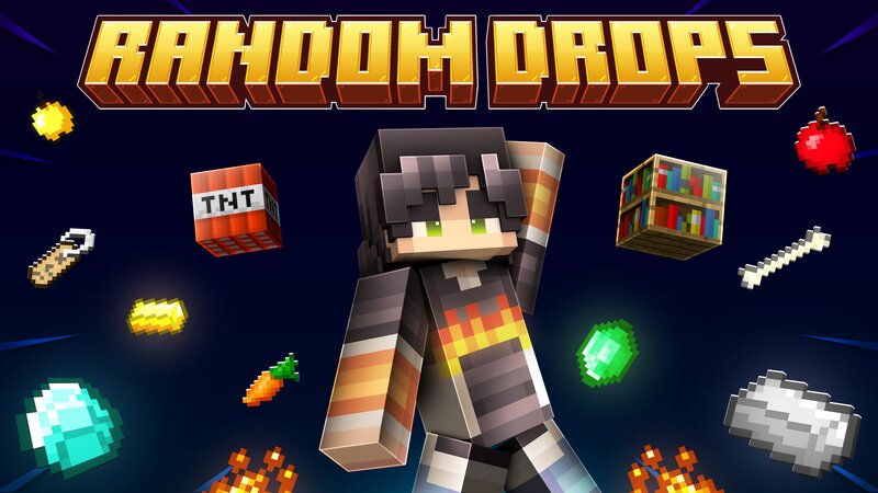 Random Drops AddOn | Bedrock Edition (.mcaddon) preview