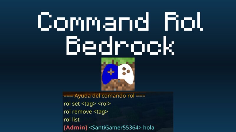Command Rol Bedrock / 1.26.+ preview