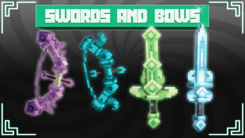 Swords and Bows AddOn | Bedrock Edition (.mcaddon) preview
