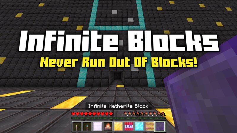 Infinite Blocks Addon (Never Run Out Of Blocks!) preview