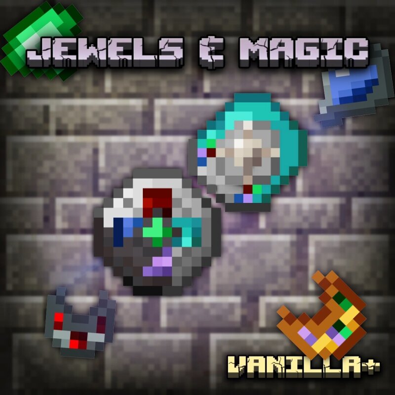 Jewels & Magic (RPG Buff System) | Vanilla+ Bedrock preview