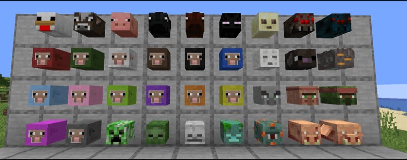 Pancakes Custom Mob Heads (Plugin) preview