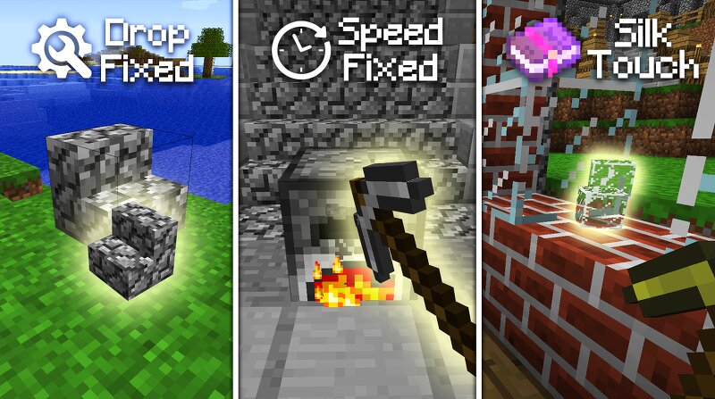 [Plugin] Beta Fixed - fixes mining speed, adds shift click, and MORE! preview