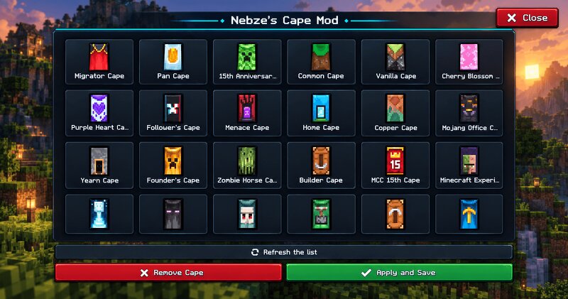 Nebze's Cape [1.21.11] preview