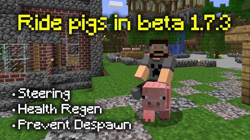 [Plugin] Useful Pigs - adds steering to pigs and prevents despawn preview
