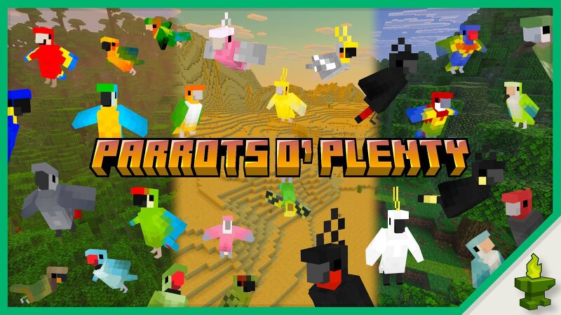 Parrots O' Plenty [Forge/Neoforge] preview