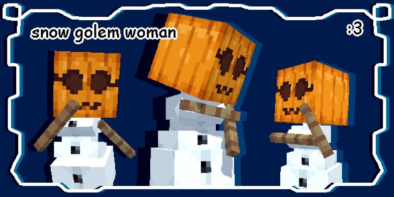 Snow Golem Woman preview