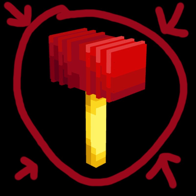 Squeaky Toy Hammer (3D Mace) preview