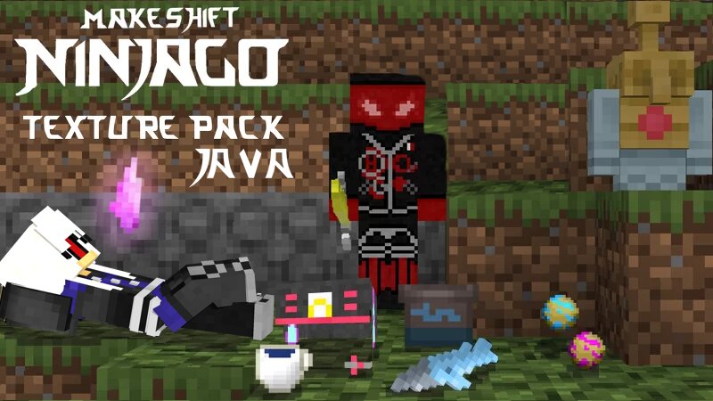 Makeshift Ninjago Texture Pack Java Edition preview