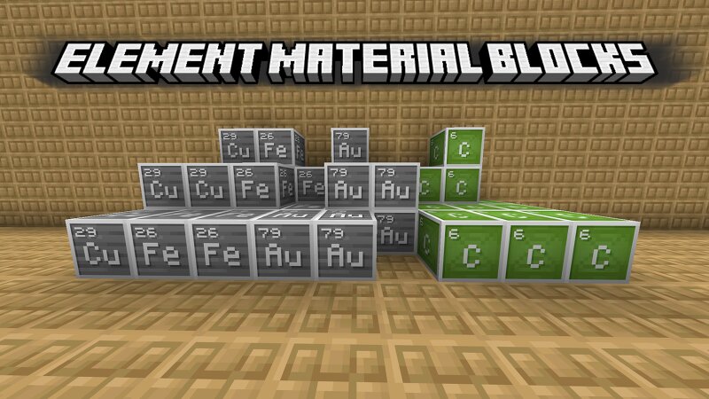 Element material blocks - Bedrock preview