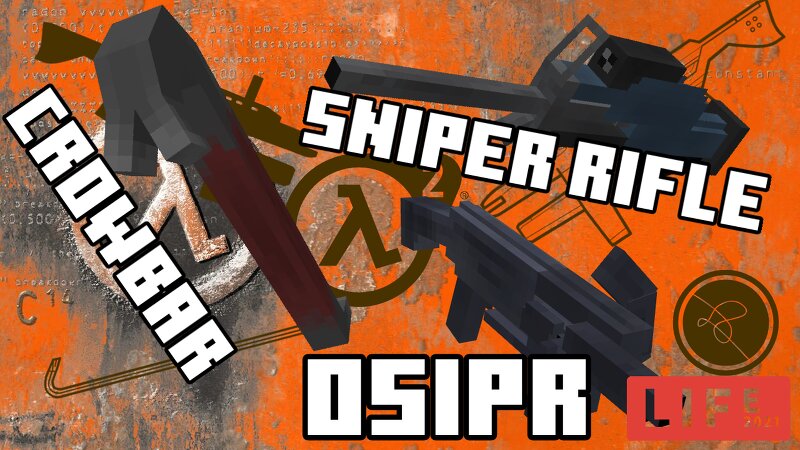 OSIPR, Sniper rifle and Crowbar (Bedrock) preview