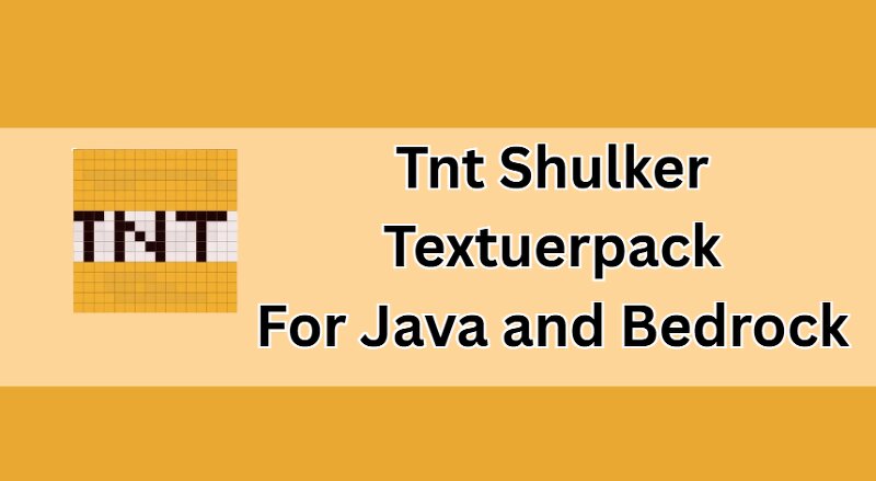 Tnt Shulker Texturepack For java and Bedrock preview