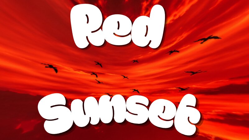 Red Sunset Sky preview