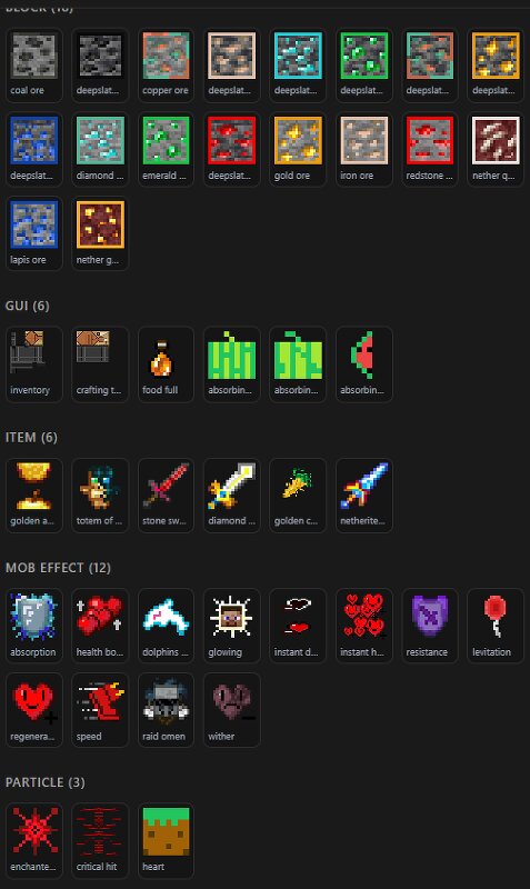 Large texture pack preview