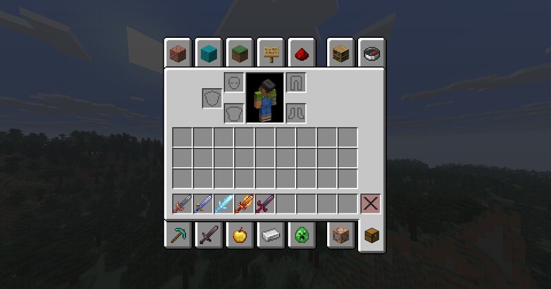 Resource pack for datapack: “Elemental swords” preview