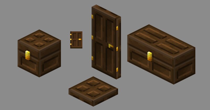 Dark Oak Chests preview