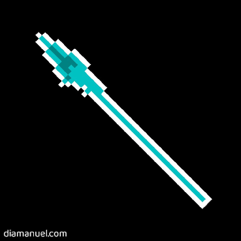 Spear of Justice! (Undyne spear over netherite spear) preview