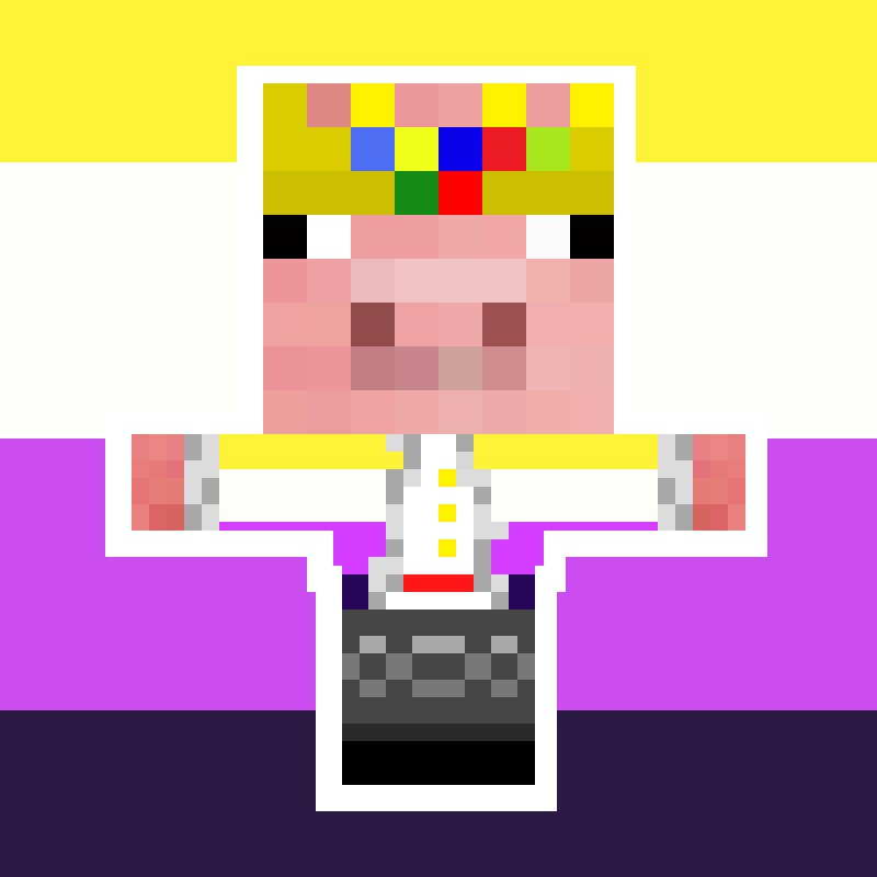 Technoblade Non-binary Pride Totem Pack preview