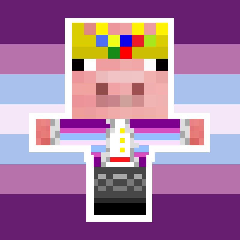 Technoblade Genderfluid Pride Totem Pack preview