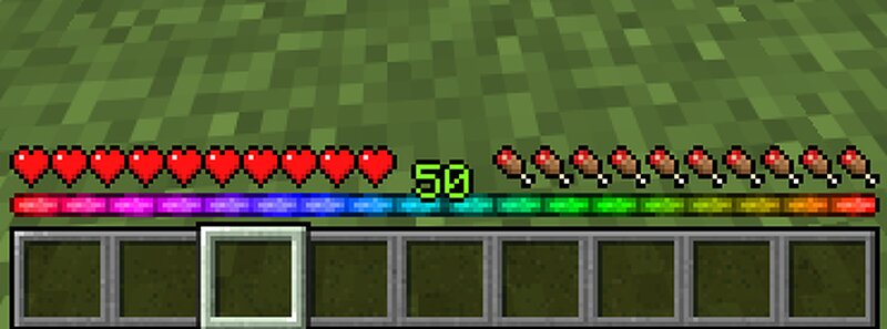 Rainbow XP Bar preview