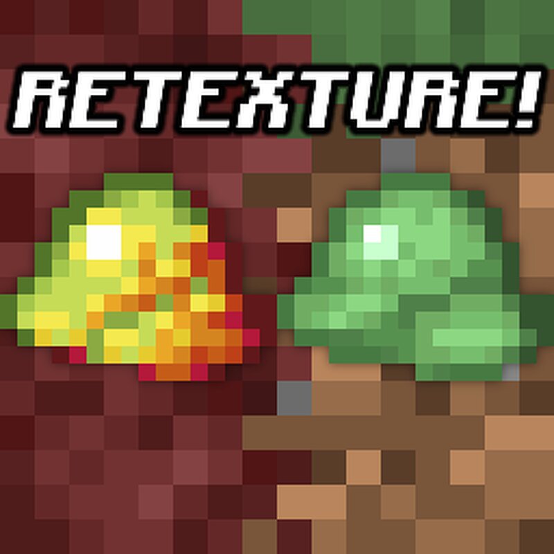 Slimeball & Magma Cream Retexture preview